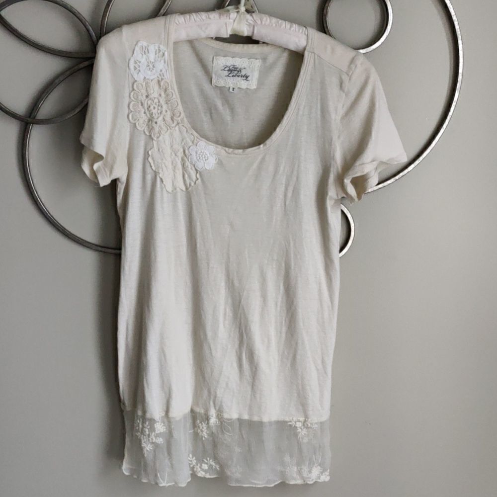 Johnny Was For Love & Liberty embellished tee